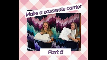 Part 6 Attach Lining on Longarm to Casserole Carrier Handi Quilter Pro-Stitcher Premium