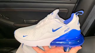Nike Air Max 270 Kentucky White Royal shoes