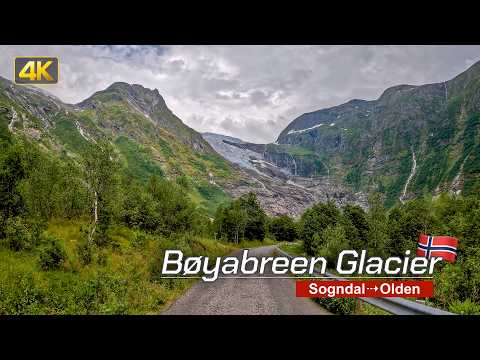 This Glacier Road Will Leave You Speechless 🇳🇴 | Sogndal to Olden via Bøyabreen Glacier, Norway | 4K