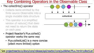 Key Combining Operators in the Observable Class (Part 3)
