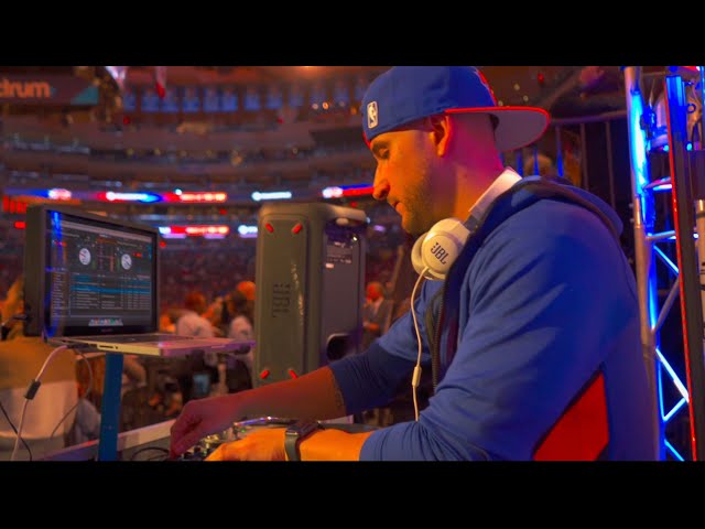 New York Knicks Resident DJ Monopoli class=