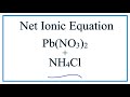 Net Ionic Equations and Spectator Ions