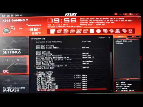 MSI X99S Gaming 7 - BIOS