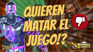 🔥DESASTRE ABSOLUTO!! QUIEREN MATAR EL JUEGO!! BLOG DE Marvel Strike Force español #marvelstrikeforce