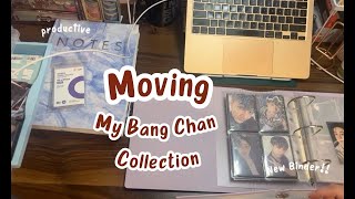 Come Hangout with Me: Moving My Bang Chan (SKZ) Collection into a New Binder + Chatting!