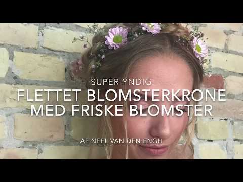 Video: Hvordan lage en flettet blomsterkrone frisyre (med bilder)