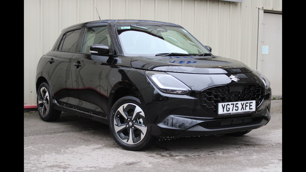 YG75XFE Suzuki Swift Ultra Hybrid 2025 in Black. - YouTube