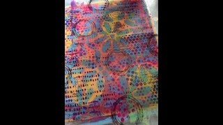 Part 1-Gel Printing on Acetate