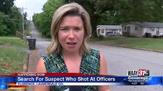 Florence police searching for suspect who shot at officer