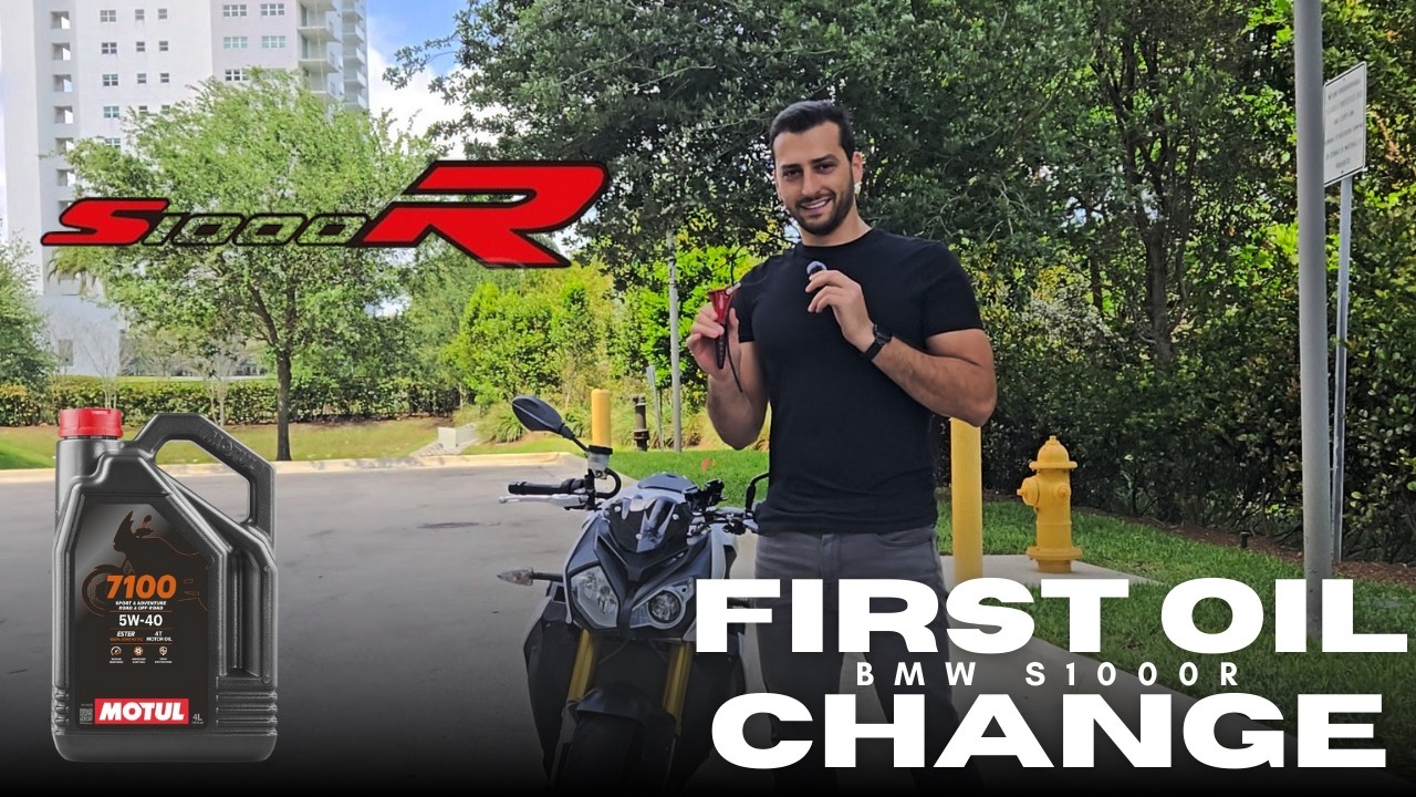 BMW S1000R Oil Change Step-by-Step | S1000RR & XR Compatible - YouTube
