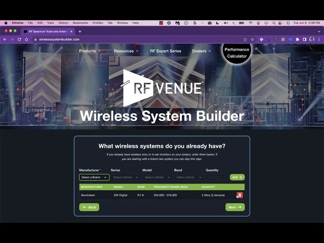 Wireless System Builder 2.0 Introduction