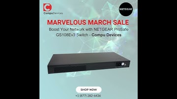 Boost Your Network with NETGEAR ProSafe GS108Ev3 Switch! #networking #switch #sale2025 #compudevices
