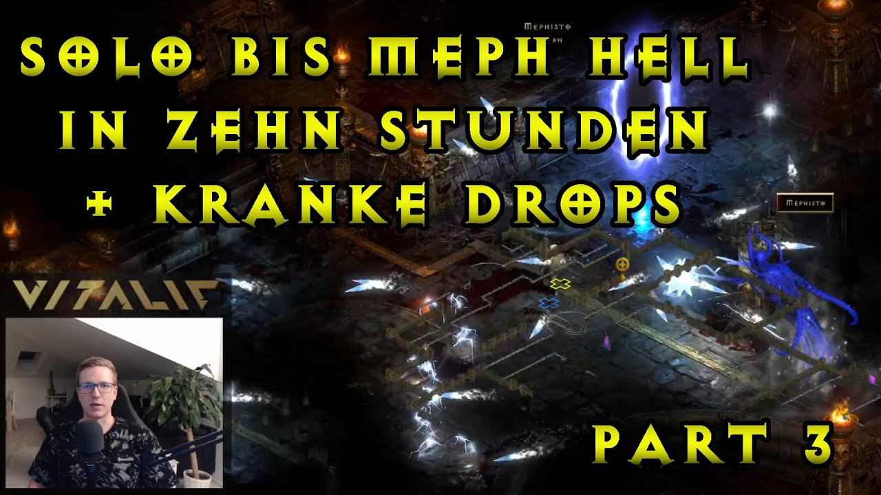 Solo Zauberin: Mephi Hölle nach 10h mit Lvl 70 - Part 3: Hölle - D2R