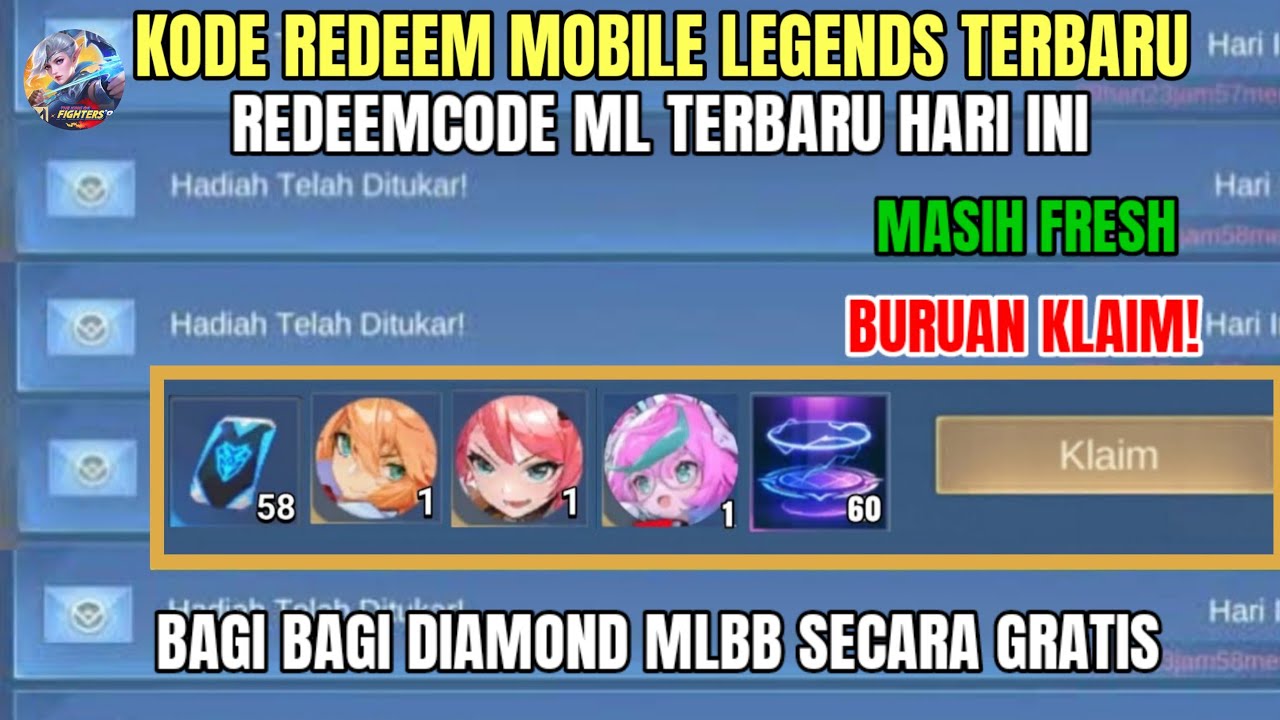 BURUAN REDEEM! KODE REDEEM ML TERBARU KODE REDEEM MOBILE LEGENDS HARI ...