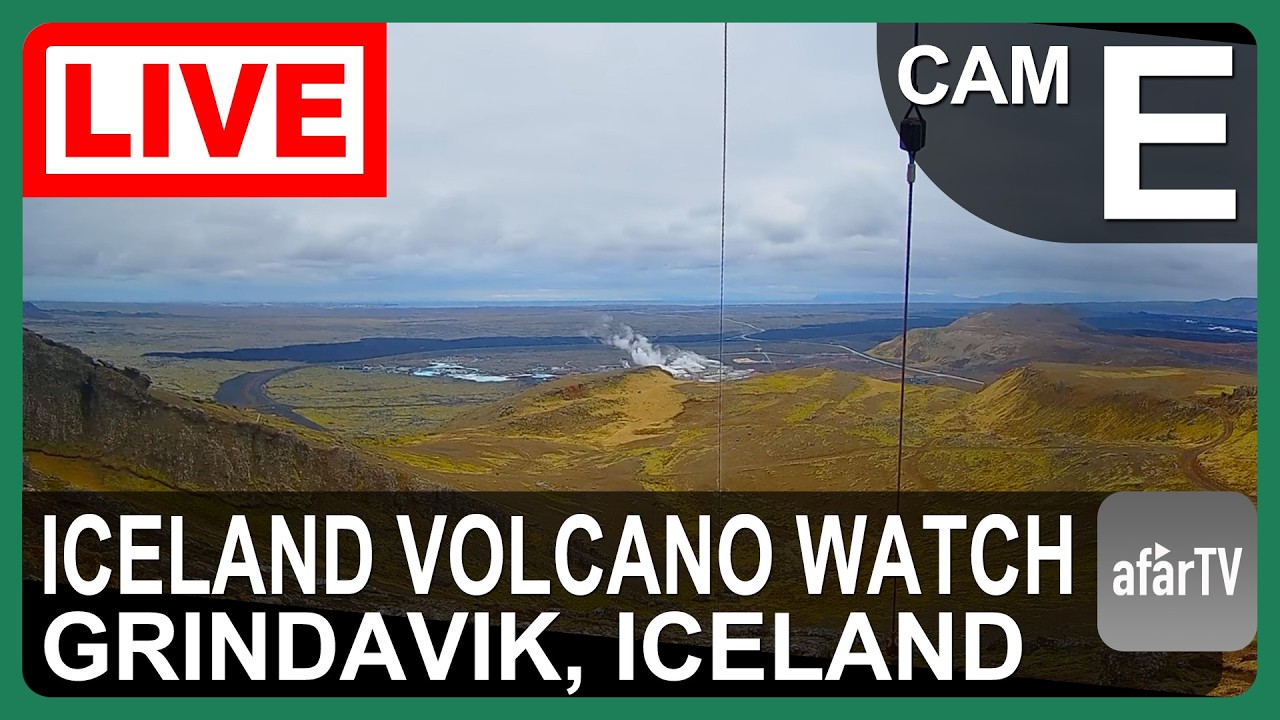 Live: Iceland Volcano Watch - Þorbjörn, Grindavík (Cam C) live camera thumbnail