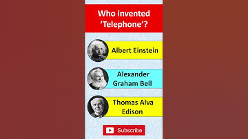 Who Invented Telephone | GK Question | GK in English | #gk #shorts #youtubeshorts