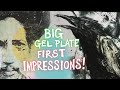 Big Gel Plate - Is it worth it? 1st impressions!