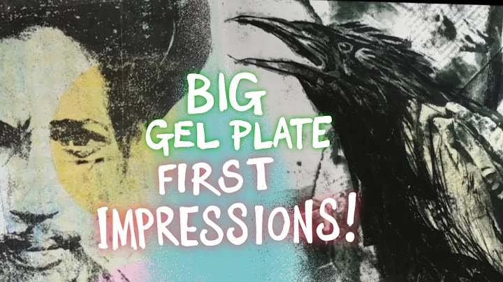 Big Gel Plate - Is it worth it? 1st impressions!