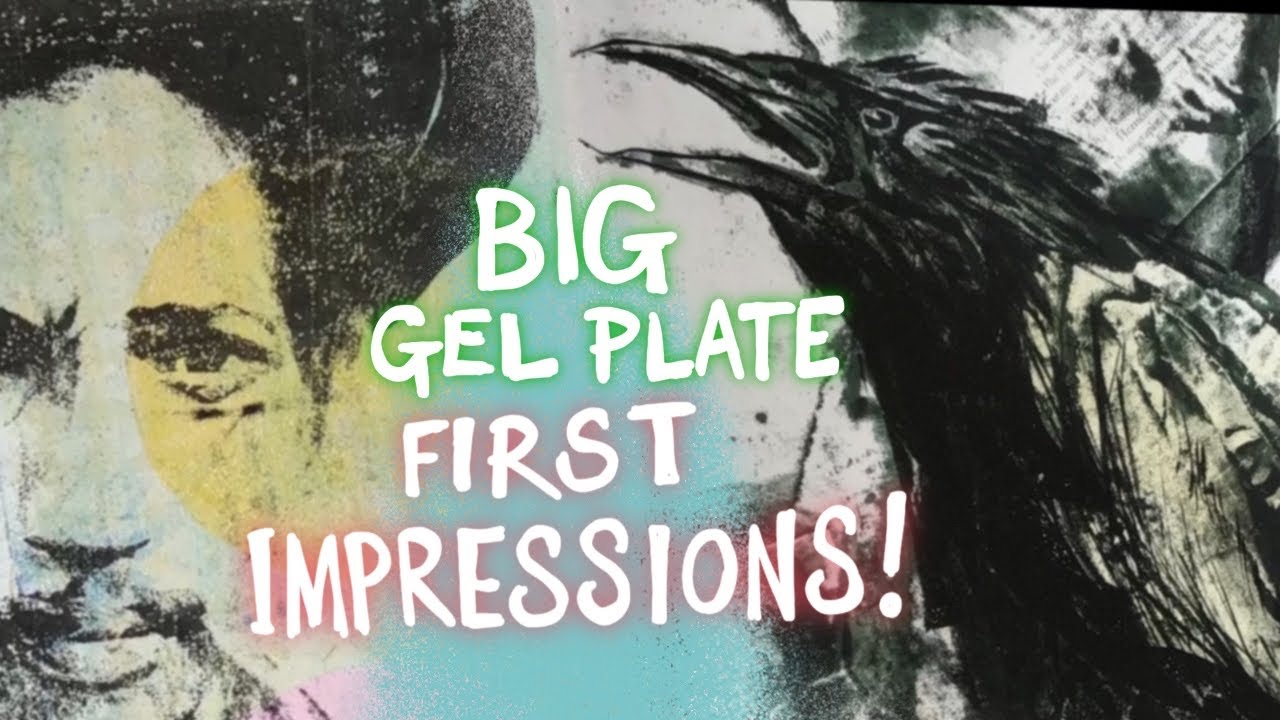 Big Gel Plate Is it worth it? 1st impressions! YouTube