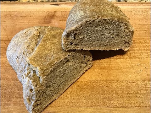 Make Ahead Refrigerated Dough - Rosemary Whole Wheat Bread