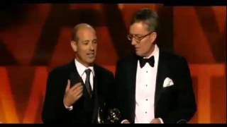 Homeland Writers accept 2012 Emmy Awards