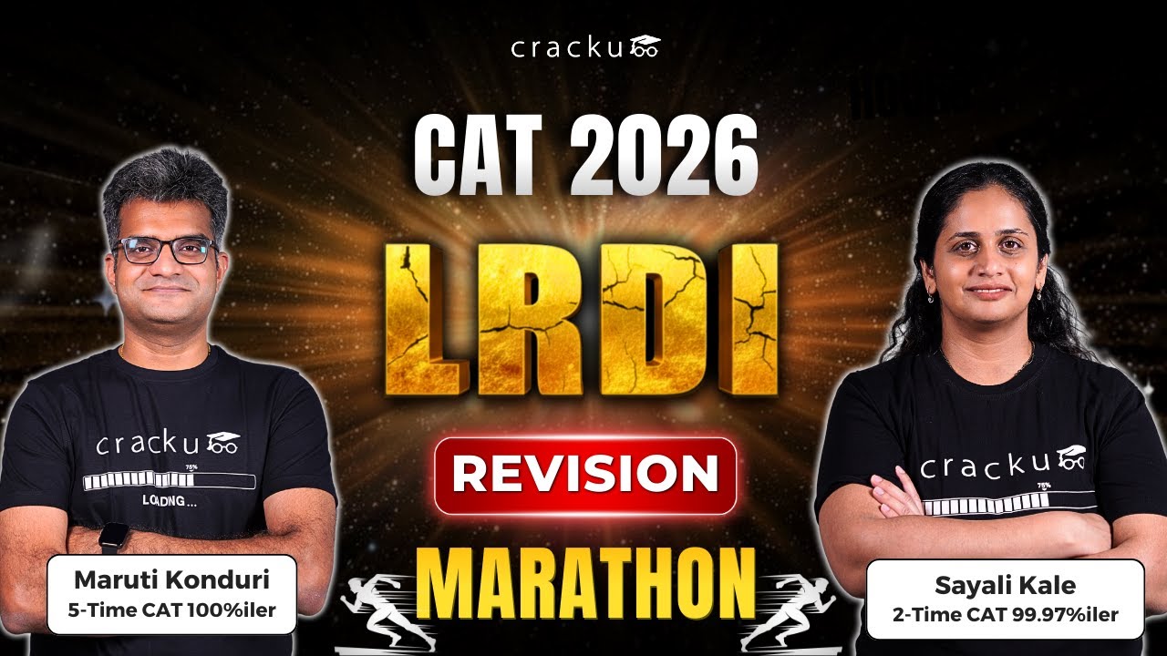 CAT 2026 DILR Complete Revision Marathon by Maruti Sir & Sayali Ma'am ...