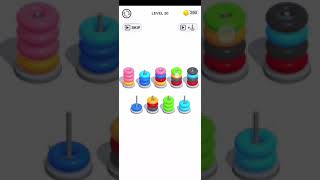 Color Hoop Stack Puzzle Level 30 Walkthrough Solution iOS/Android