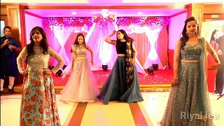 Teri chunari banno lakho ki। Wedding dance video।Shadi video।Bride group Indian Sangeet Hd।Riyal jee Resimi