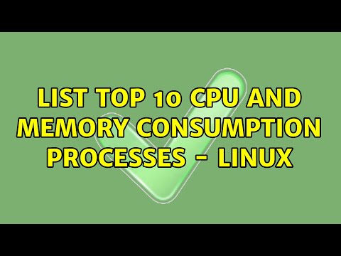 List Top 10 CPU and Memory consumption processes - Linux (2 Solutions!!) hqdefault