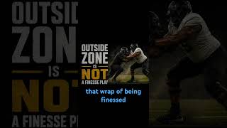Outside zone finishing skills. #offensiveline #offensivelinedrills #olinefanatics