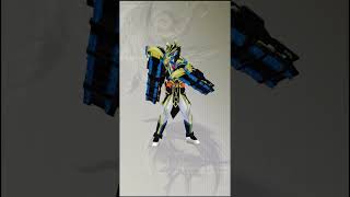 Fixed the knees and the back cloth #仮面ライダー #アイロンガッチャード #ガッチャード