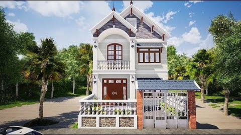 Mẫu Biệt Thự 2 Tầng Đẹp Tại Tiên Lữ Hưng Yên