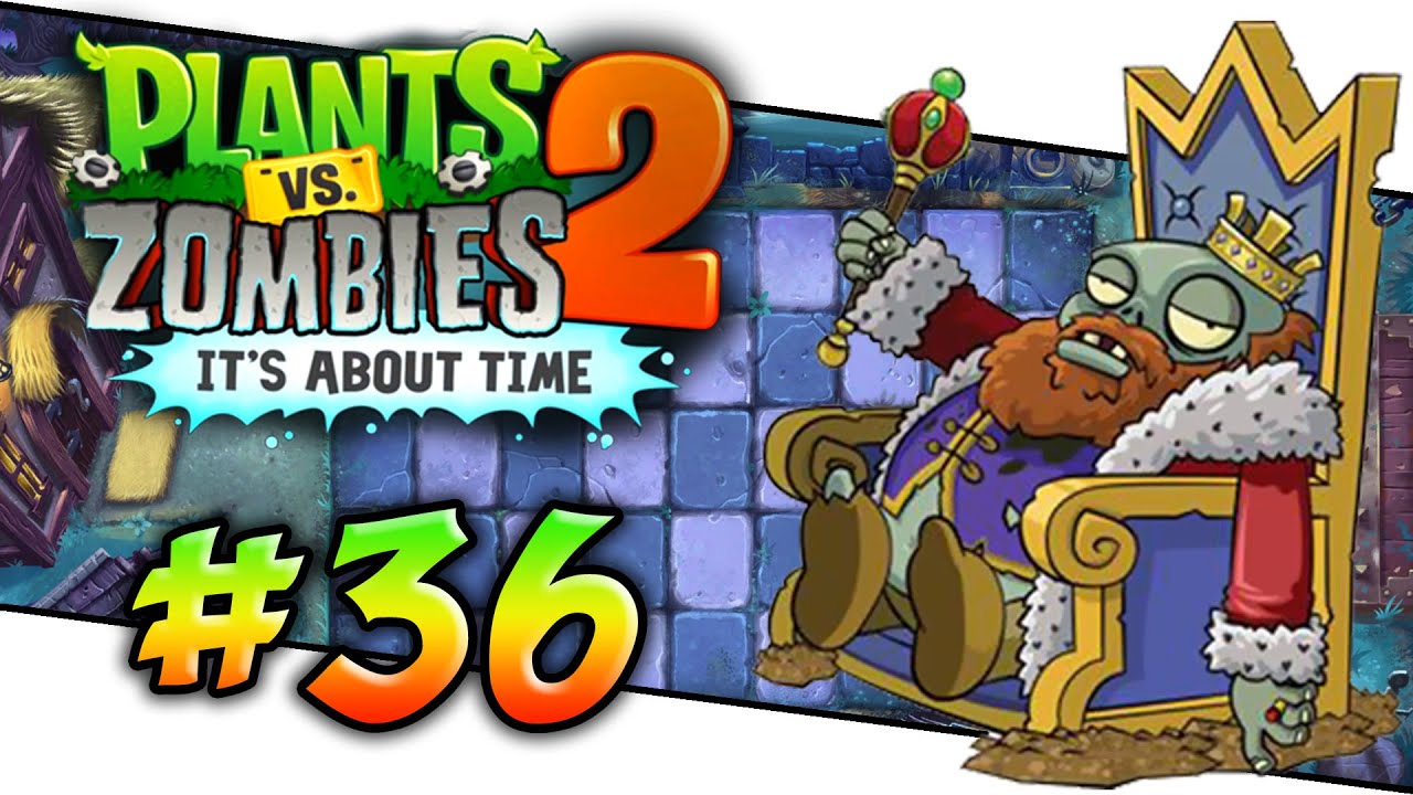 Jugando Plantas vs Zombies 2 36 " Edad Oscura Noches 14 al 17