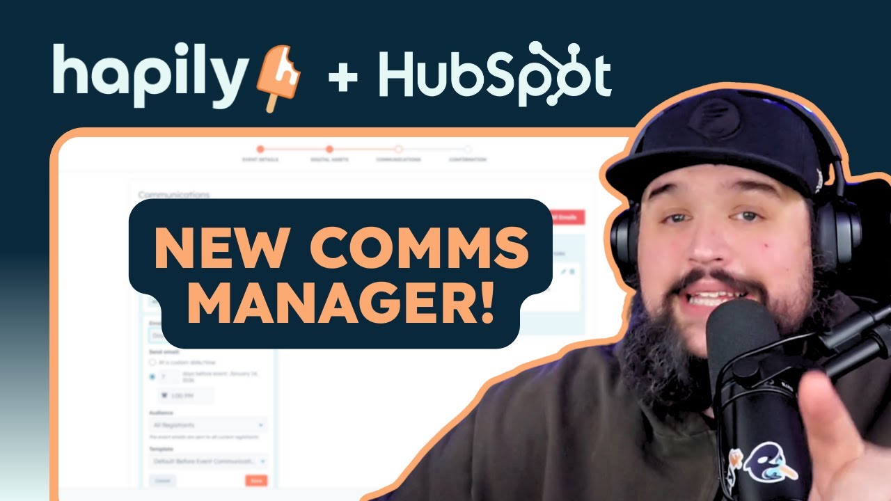 Event Email Automation in HubSpot | hapily Comms Manager