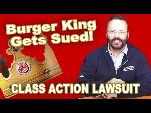 BURGER KING GETTING SUED - WHOPPER IS NOT TRUE TO SIZE