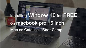 How to install WINDOWS 10 for free on MacBook Pro running Catalina
