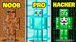 Noob Ruby Thử Thách 24h TRỐN TÌM TÀNG HÌNH NOOB PRO VÀ HAKER Siêu Bất Ổn Trong Minecraft