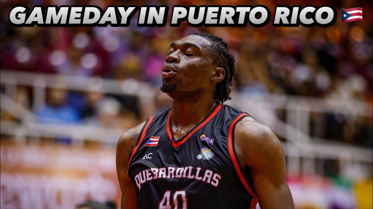 DAY IN THE LIFE OF A PRO BASKETBALL PLAYER | GAME DAY IN PUERTO RICO 🇵🇷