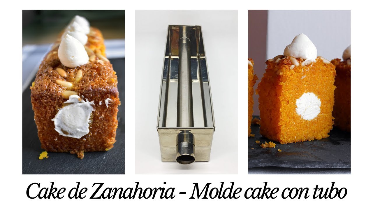 Cómo utilizar el molde cake de tubo - Cake Zanahoria con cremoso de queso 