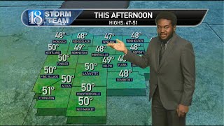 December 14, Thursday Midday Weather Forecast