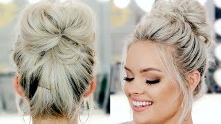 How To: Perfect Messy Bun - TWO EASY WAYS!