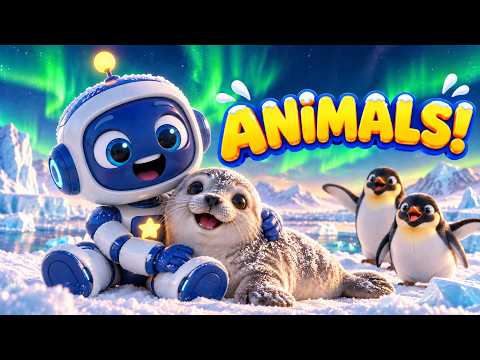 Snow Animals | Learn with Kairon ❄️🐧🦭