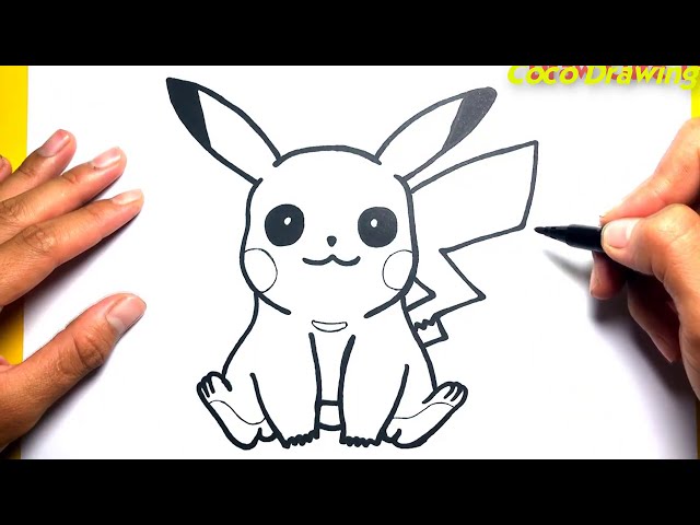 10 Cách Vẽ Pikachu Đơn Giản Và Dễ Thực Hành Cách Vẽ Pikachu Cho Người Mới  Bắt Đầu