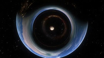 Moving Around a Wormhole in SpaceEngine