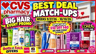CVS best deal match-ups 9/27-10/10/26 | 🔥Big hair event | 🔥MM & cheap deals | Spend $25 get $8