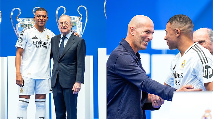 La présentation de Kylian Mbappé au Real Madrid !