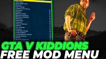 KIDDIONS MOD MENU GTA 5 - FREE DOWNLOAD - GTA V ONLINE MOD MENU PC 2025 - GTA 5 HACK + CHEAT VSA