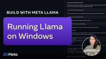 Run Llama 3 on Windows | Build with Meta Llama