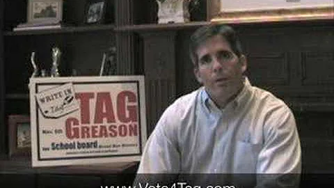 Meet Tag Greason, Write-In Candidate