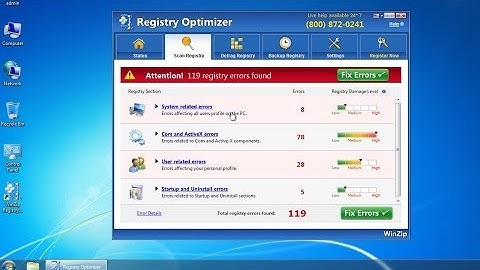 How to remove WinZip Registry Optimizer manually(Manual uninstall)